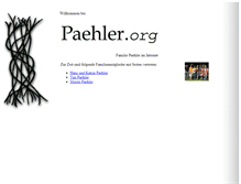 Tablet Screenshot of paehler.org